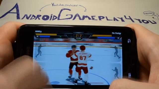 "Hockey Fight Pro" Fighting Android Game Gameplay [Game For Kids] смотреть онлайн