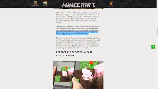 Minecraft Earth 🆕vidéos non censurées par Apple ! смотреть онлайн