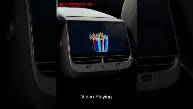 barfond Tesla model 3 and model Y rear air conditioning control intelligent entertainment system смотреть онлайн