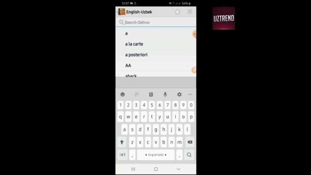 ЭНГ ЗОР ИНГЛИЗЧА-УЗБЕКЧА ЛУГАТ ПРОГРАММАСИ смотреть онлайн