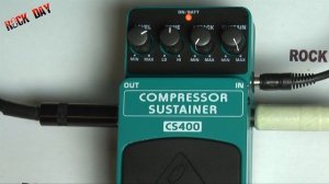 Behringer Compressor  Sustainer CS400 Test Review Wojtek Pietraszek