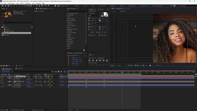⚡Современная анимация слайд-шоу в After Effects _ Учебное пособие по After Effects _ Без плагина смотреть онлайн