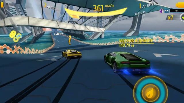 Test 19 - Lab 3 - R&D Lamborghini Huracan - Asphalt 8: Airborne - Android - BlueStacks смотреть онлайн