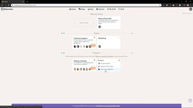 How To Delete Project In Basecamp смотреть онлайн