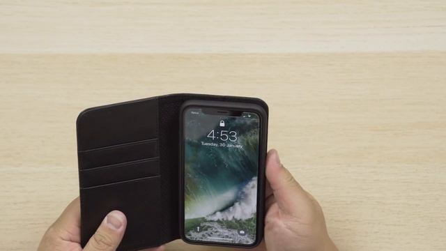 iPhone X Genuine Leather Wallet Case - Shieldon | Unboxing & Quick Look смотреть онлайн