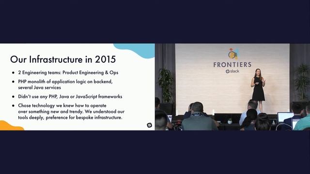 Frontiers by Slack 2017 - How to Scale Your Infrastructure (And Your People) смотреть онлайн