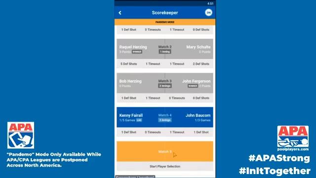 APA Scorekeeping App Demo смотреть онлайн
