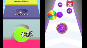 BALL RUN INFINITY VS NUMBER BALL 3D ALL LEVELS GAMEPLAY WALKTROUGH ANDROID IOS