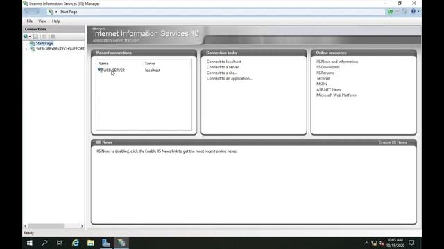 How to Install Web Server IIS 10. смотреть онлайн