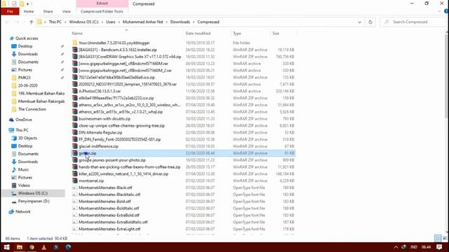Install Font di Windows - [Anhar Studio] смотреть онлайн