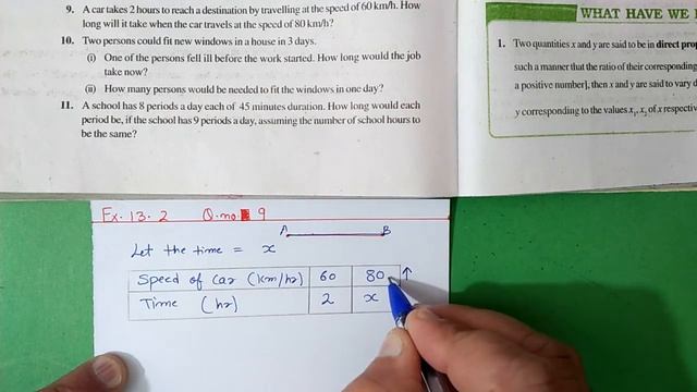 Ex: 4.2 (Q.9) /Direct and Inverse proportions /class 8 maths / part 2 смотреть онлайн