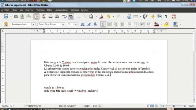 Liberar espacio de Memoria Ram de ubuntu 12.04 & 10.04 смотреть онлайн