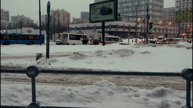 Последствия снегопада 12-13 февраля 2021.  Прогулка по 7 кварталу Кунцева. Москва.