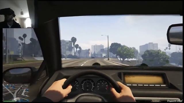 VR GTA5 Google Cardboard from PC with Trinus Gyre смотреть онлайн