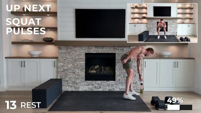 Тренировка на все тело. акцент на жим