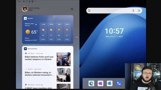 OUR FIRST LOOK AT ANDROID 12L ON THE MICROSOFT SURFACE DUO 2! | MICROSOFT SAYS IT'S COMING THIS YEA смотреть онлайн
