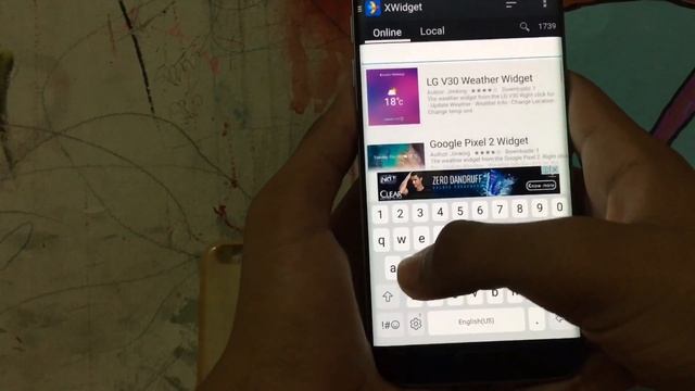 How to Get S8/Note 8 Weather,Clock widget and Search bar|On any android device|No root смотреть онлайн