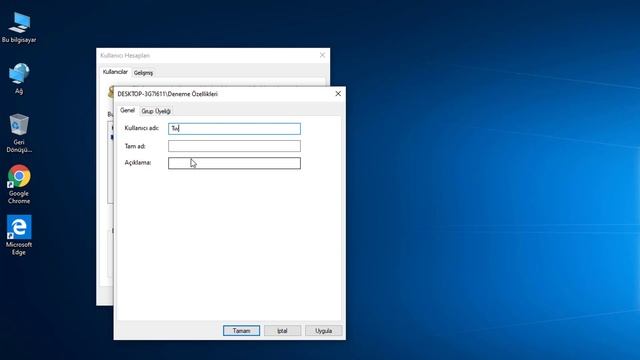Windows 10’da Kullanıcı (Giriş) Adı Değiştirme! смотреть онлайн