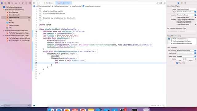 How to add Pull To Refresh into your UITableView in Swift IOS смотреть онлайн