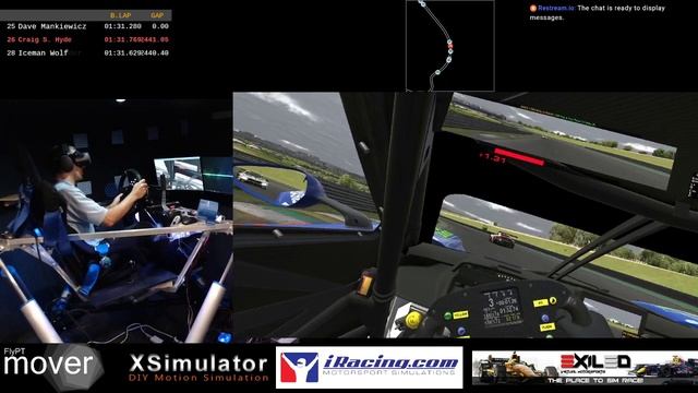 iRacing S20-04 GTE Endurance | Week 1 | 6DOF Motion - VR HP Reverb смотреть онлайн