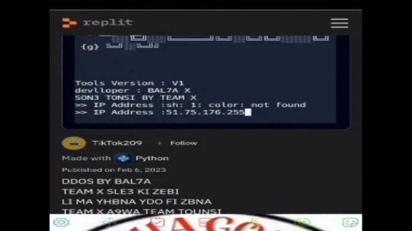 BY BAL7A/*/TEAM X DDOS ATTACK