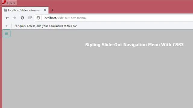 Smooth Slide Out Navigation Menu Sample Using HTML5, CSS3 Transform In WebKit смотреть онлайн