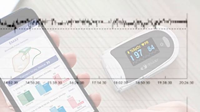 EMAY Sleep Oxygen Monitor with App for iPhone Android Track Overnight Continuous Blood Oxygen Satur смотреть онлайн