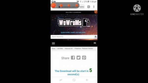 how to download pokemon platinum on android
