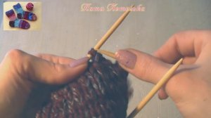 Носки спицами. Простые ＂Бабушкины＂ носки из остатков пр