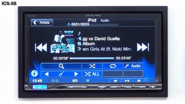 Alpine ICS-X8 demonstration смотреть онлайн