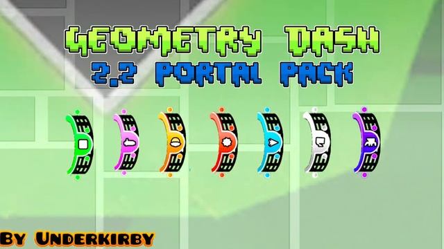 Geometry Dash 2.2 Portal Texture Pack