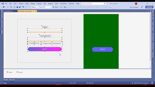 Create Slide Panel Using Timer Login and Register UI Form In VB.NET And C# смотреть онлайн