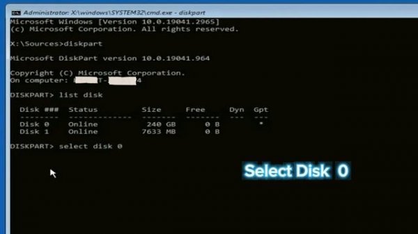 Windows cannot install Required Files Error Code 0x800701E3 And Error Code 0x8007025D.