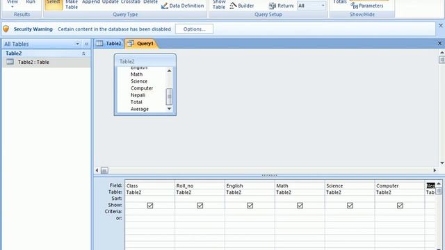 MS Access 2007:-What is Query ||Types of Query||How to Create Query in Database in hindi смотреть онлайн