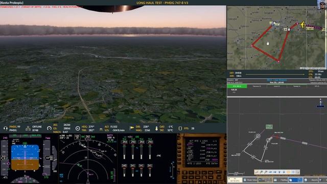 [P3D4] LONG HAUL TEST - PMDG 747-8 V3 3/3 (GERMAN) смотреть онлайн