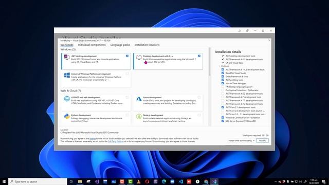Download Visual Studio 2017 with Libraries for C++ GUI Development смотреть онлайн