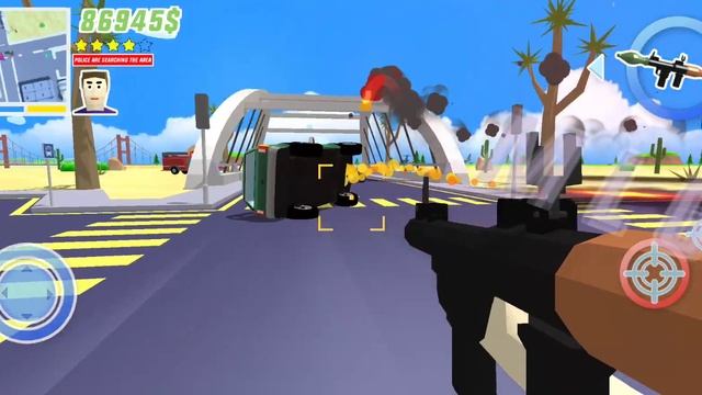 Dude theft wars Gameplay android смотреть онлайн