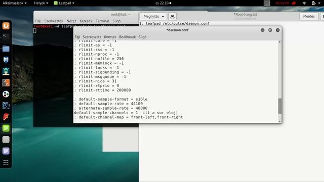 kali-linux hang beállitása смотреть онлайн