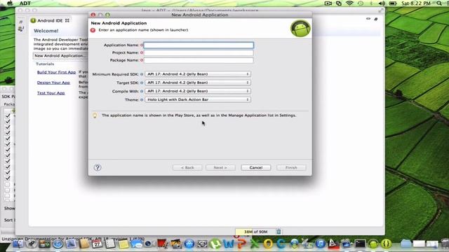 Installing Android SDK ADT BUNDLE смотреть онлайн