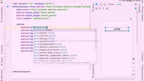 custom button design in android studio || custom button style android studio