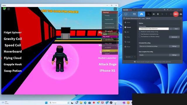 🎮Recording Roblox with Bandicam on Windows 11 | Window's App Store Apps | Ultimate Guide 📹 смотреть онлайн