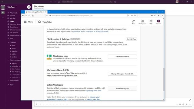 Slack Tutorial - Lesson 27 - Workspace Settings and Permission смотреть онлайн
