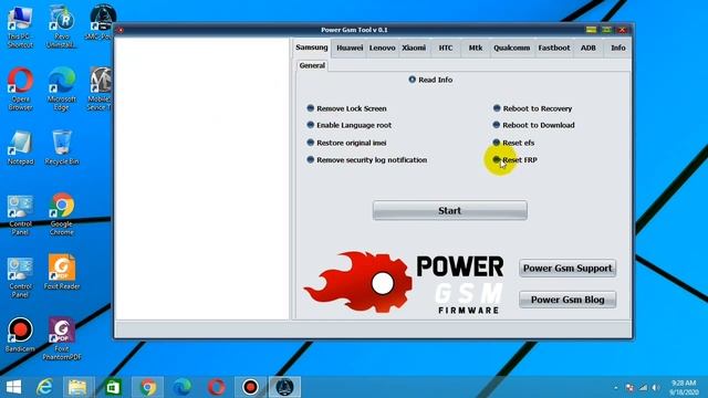 POWER GSM TOOL PRO V1.0 SAMSUNG | HUAWEI | LENOVO | XIAOMI | QUALQOMM