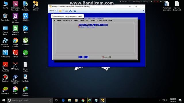 How to install Android 4.4 Kitkat in PC using VMware смотреть онлайн
