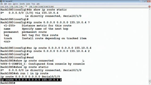 037 - Floating Static Routes