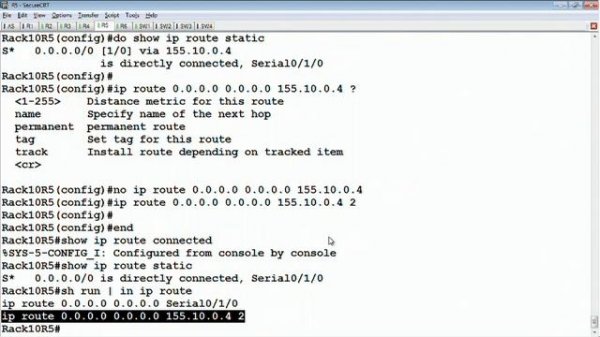 037 - Floating Static Routes