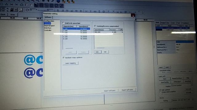 Программная компенсация люфтов при гравировке на CO2 лазерном станке смотреть онлайн