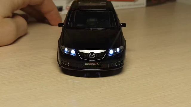 Mazda 6 (GG)I(II)'2005 Sedan. Черная Модель1-32 от JKM (Jackie Kim)