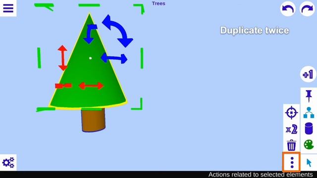3D Designer - 3D Free Modeling App on Android - Tutorial 2: Group elements and duplicate groups смотреть онлайн
