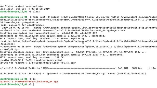Install Splunk using Linux. смотреть онлайн